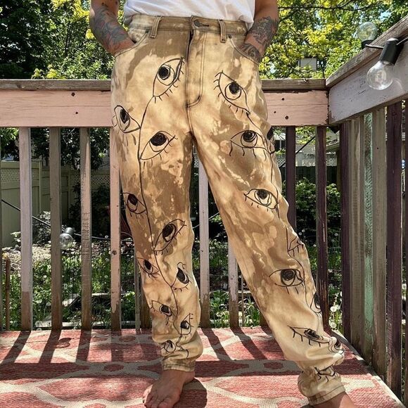 Vintage 90’s Alfred Sung high waisted jeans / size 12 - Picture 4 of 12